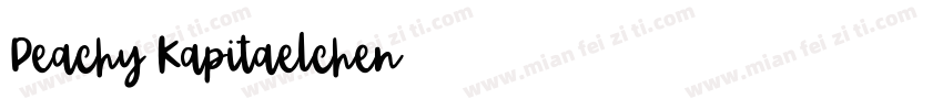 Peachy Kapitaelchen字体转换